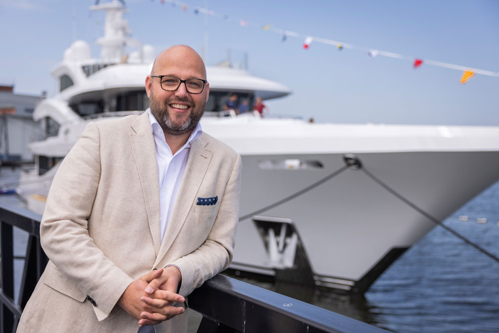 Thomas Wieringa is the new Marketing Director of Damen Yachting © Damen