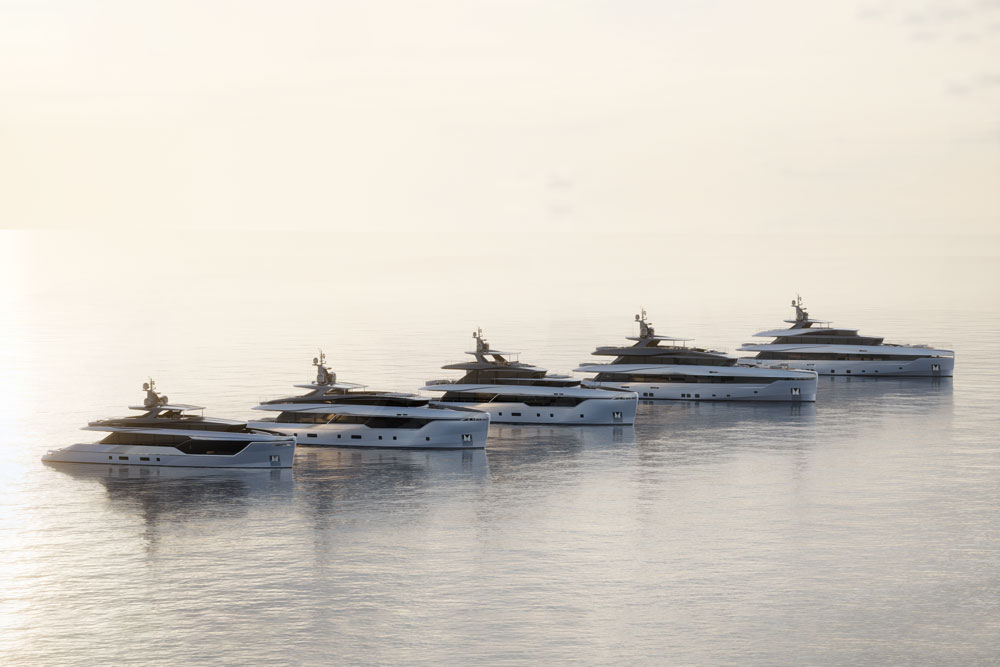 Die Neolimits-Flotte umfasst fünf Yachten mit einer Länge von 30 m bis 45 m