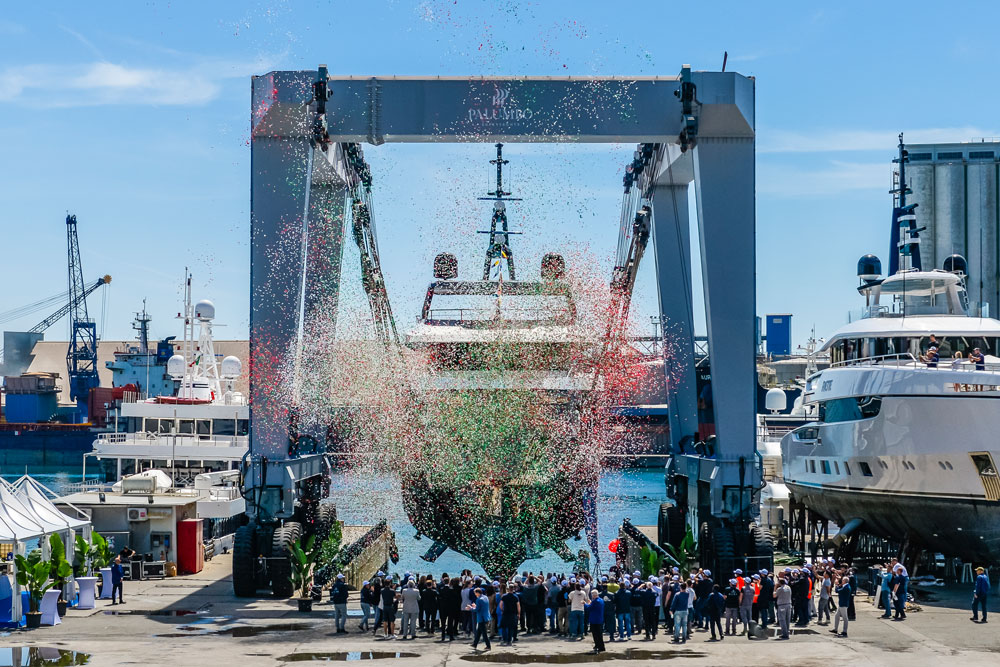 Big launch ceremony for “Big Naan” 1 Columbus Yachts