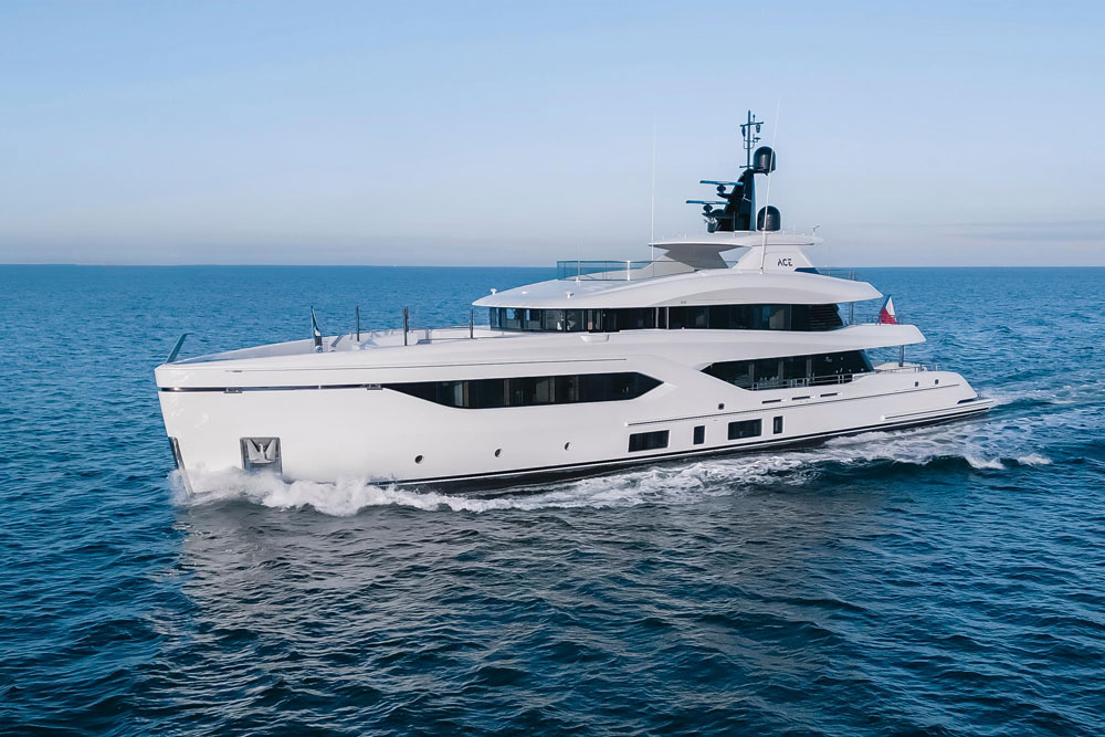 Superyacht "Ace", built by Conrad Shipyard