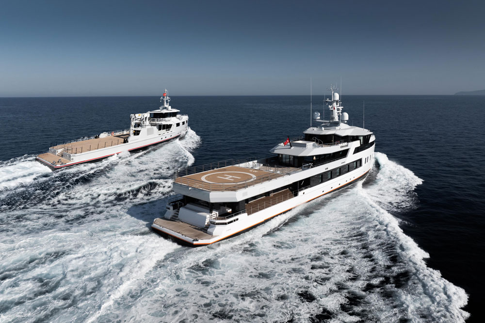 Delivered together: Damen’s Xplorer 60 and YS53