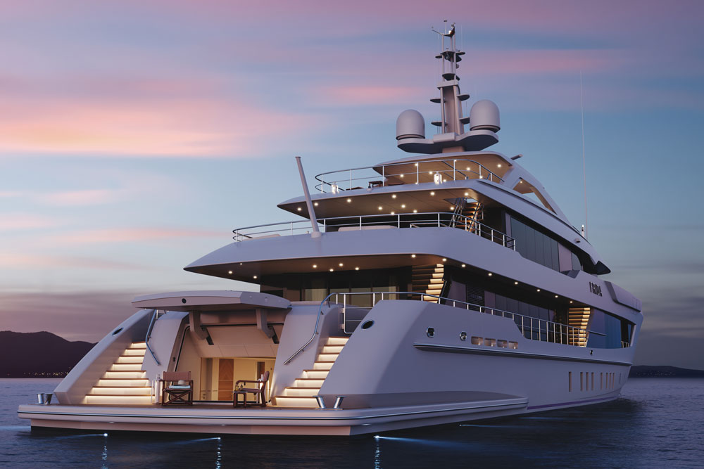 Heesen presents 55-metre Project „Frida“ 1 The 760 GT-project "Frida"