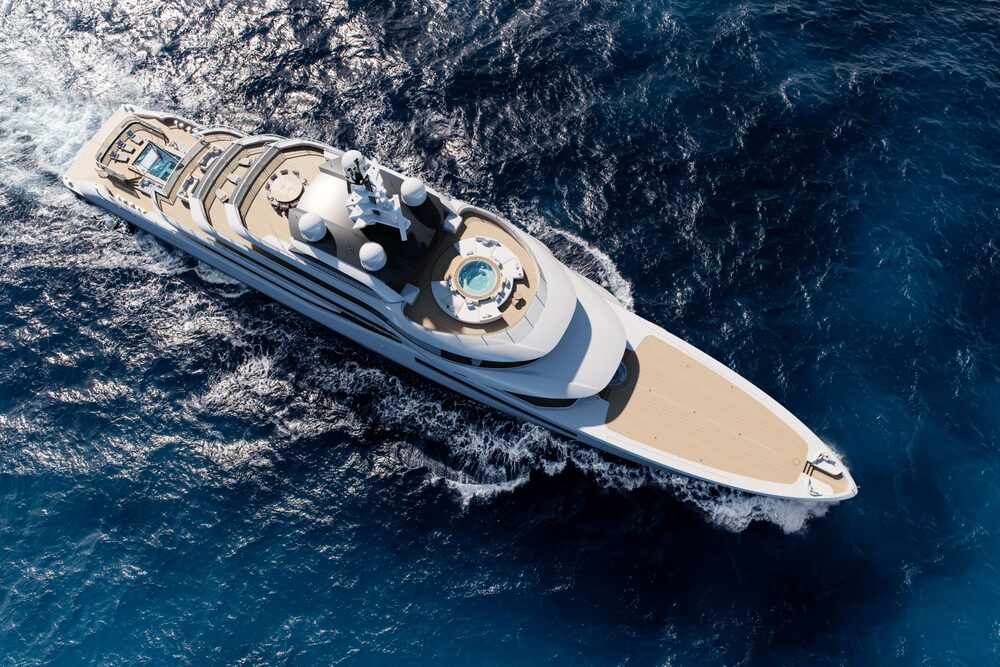 A superyacht