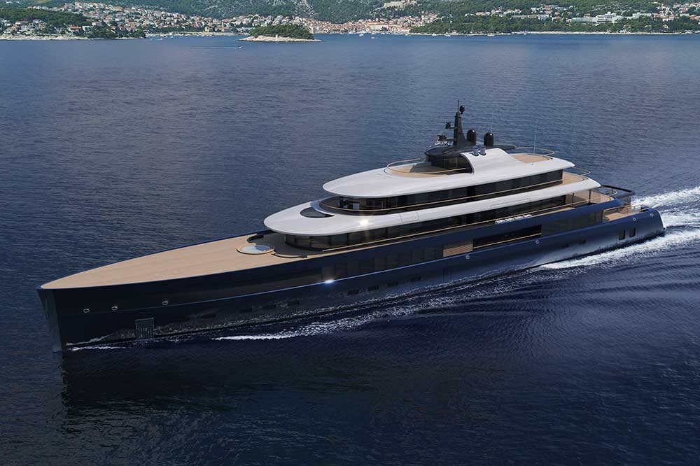 93-meter superyacht concept "KOA", German Naval Yards, Swisship Yacht Projects, Pascoli