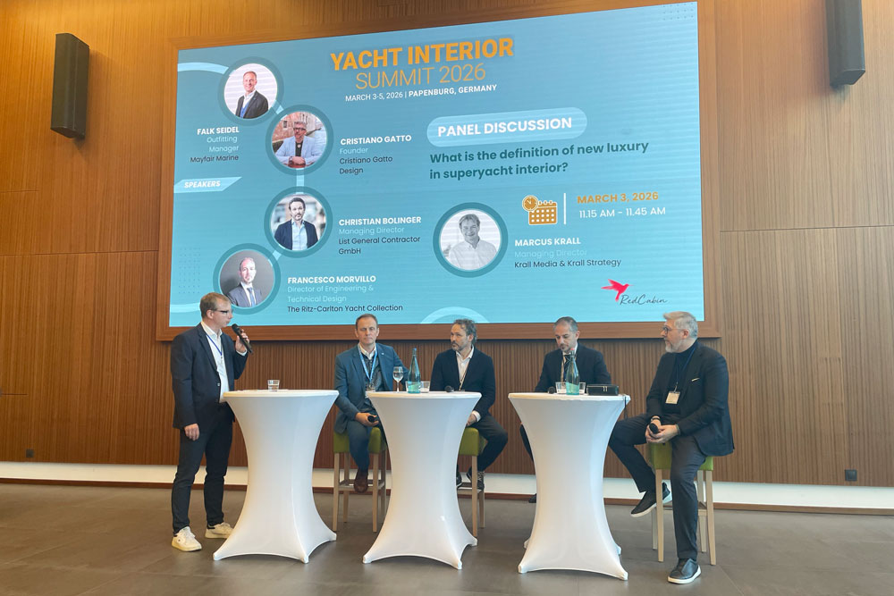 The first Yacht Interior Summit was held at Meyer Werft in Papenburg