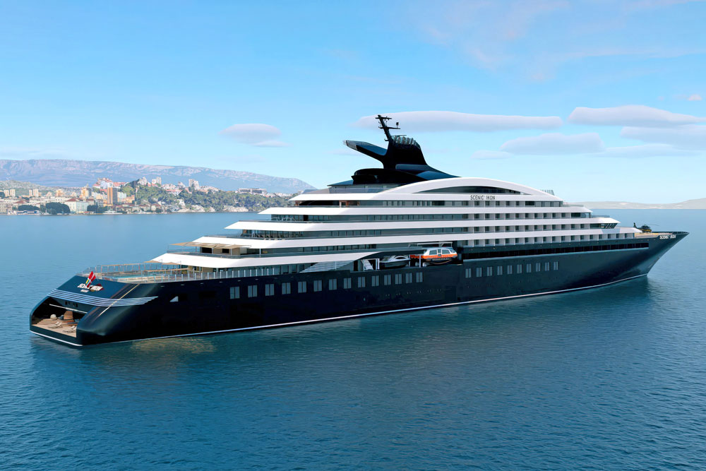 The 203-meter-long ship is scheduled for completion in 2027