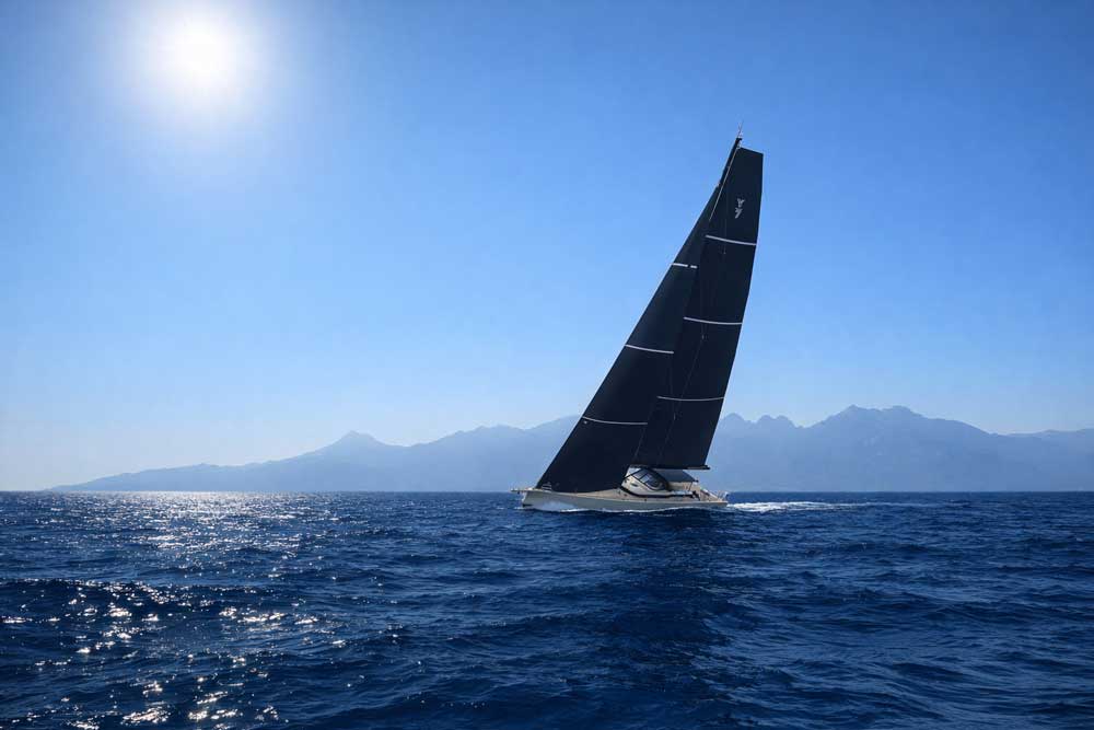The new Y7 sailing yacht
