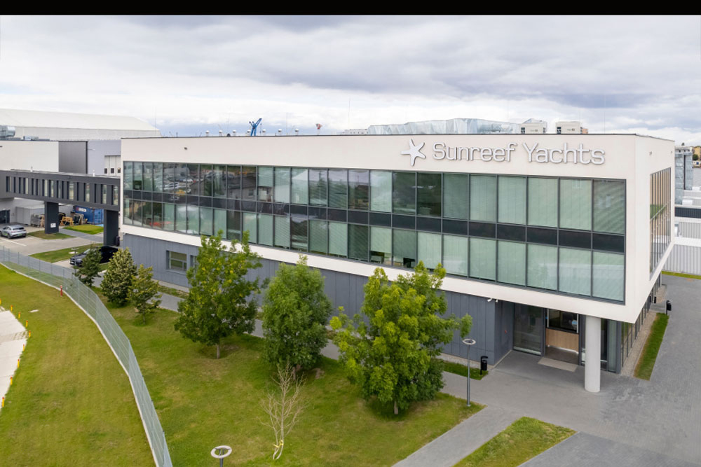 Sunreef Yachts’ headquarters in Gdańsk
