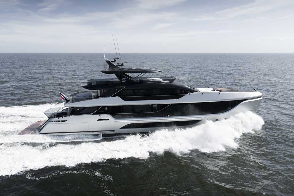 “Shine”: A fully custom yacht built to the owner’s vision (© Van der Valk Shipyard)