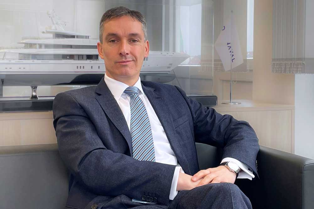 Rino Brugge, CEO at German Naval Yard (© German Naval Yards)