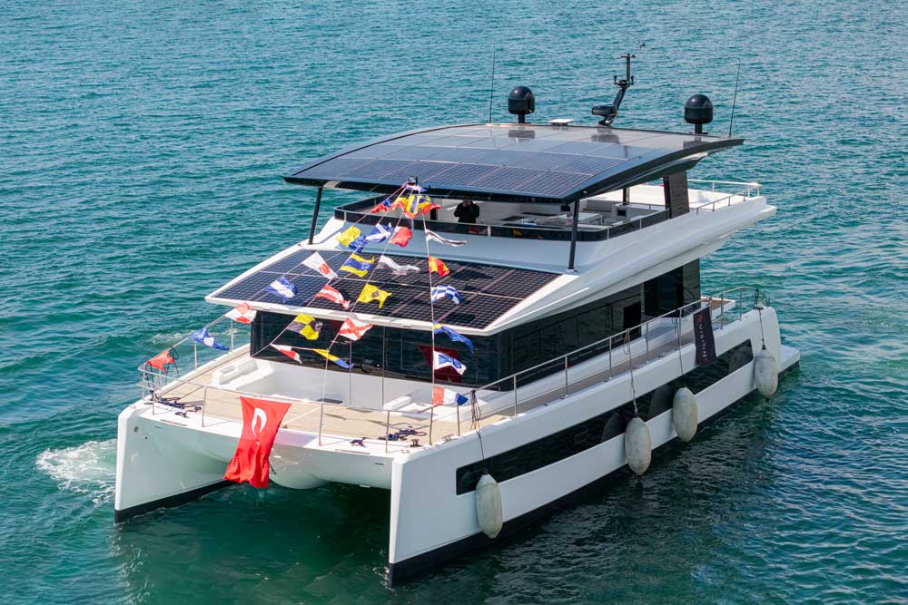 The VisionF Yachts VisionF 65 is a 24-metre semi-custom platform