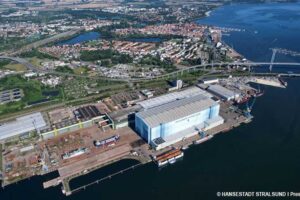 The Volkswerft site in Stralsund (© Hansestadt