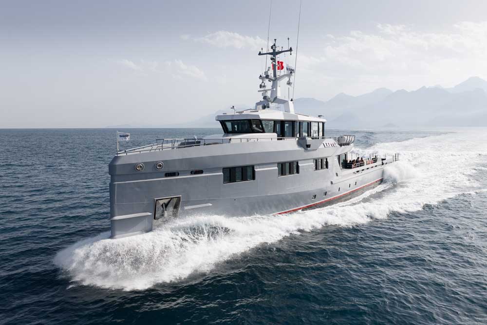 Yacht Support vessel "Rafter“ was built in Antalya (© Damen Yachting)