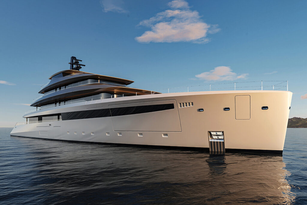 Project "Ananda" is a 72m hybrid-powered superyacht developed by Heesen in collaboration with Sinot