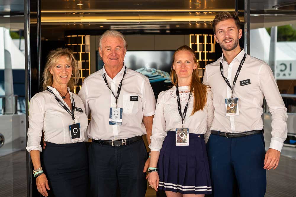 The Hürzeler family: Kita, Peter, Lana und Alexander (© Ocean Independence)