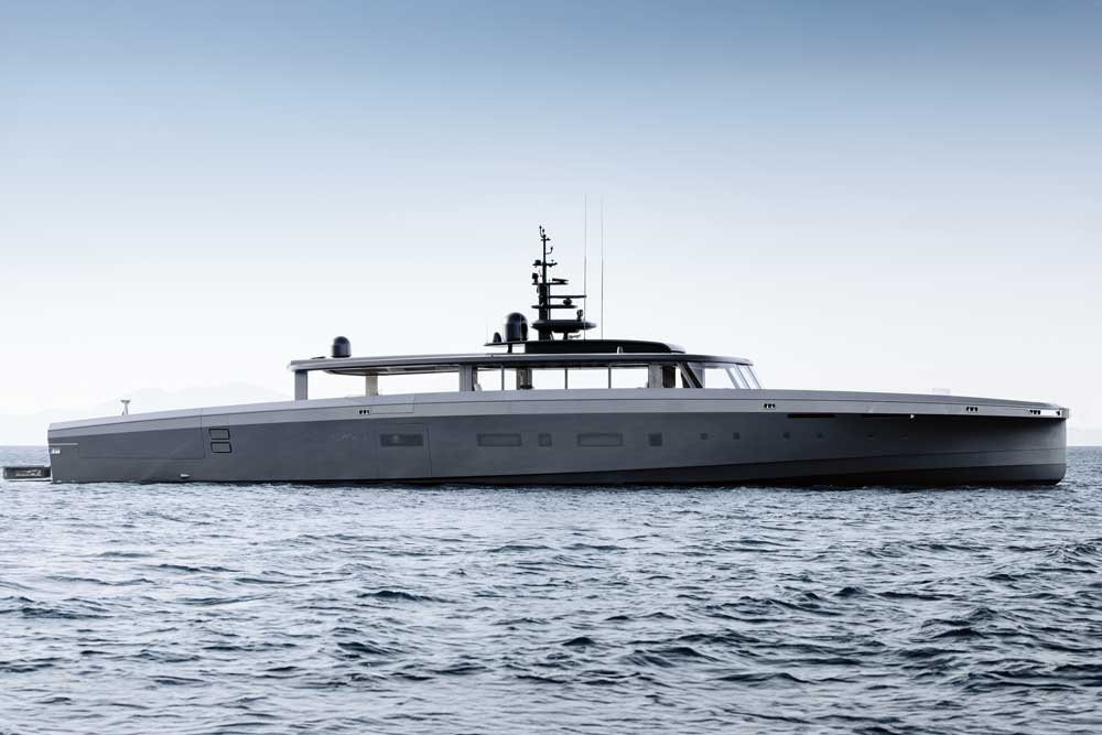 The 50-metre „Atlantide“ (© Alia Yachts / Guillaume Plisson)