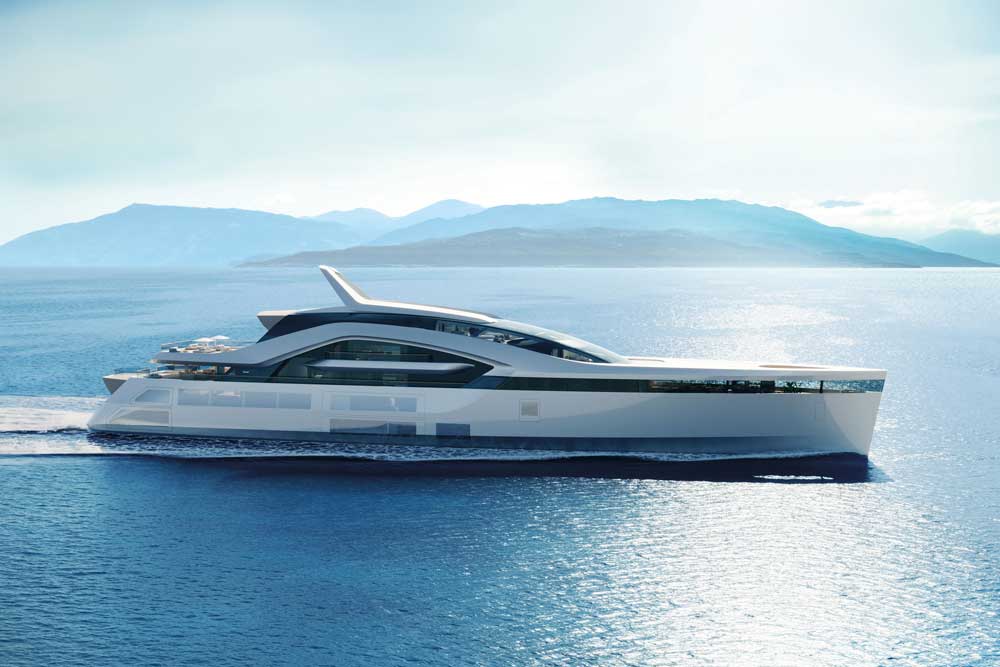 The new ‘Hive’ concept was unveiled for the first time at this year’s MYS (© Feadship)