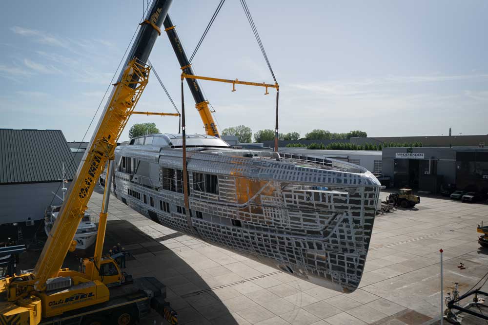The 48-metre Project ZEN (© Van der Valk)